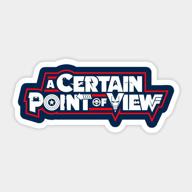 A Certain Point of View Sticker by Jake Berlin